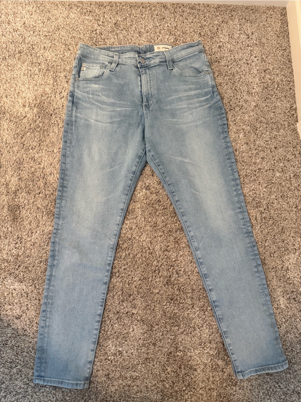 AG Adriano Goldschmied Light Blue Skinny Jeans